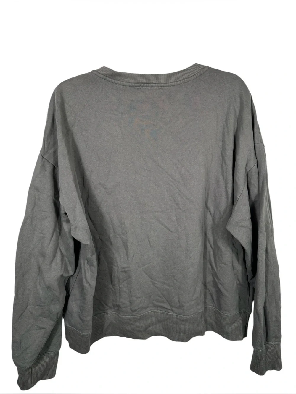 True‎ Religion Buddha Relaxed Sweatshirt Gray Graphic Pullover Size Large